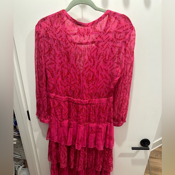 NWT Ba&sh Morris Dress in Fuschia - Large - Picture 6 of 7